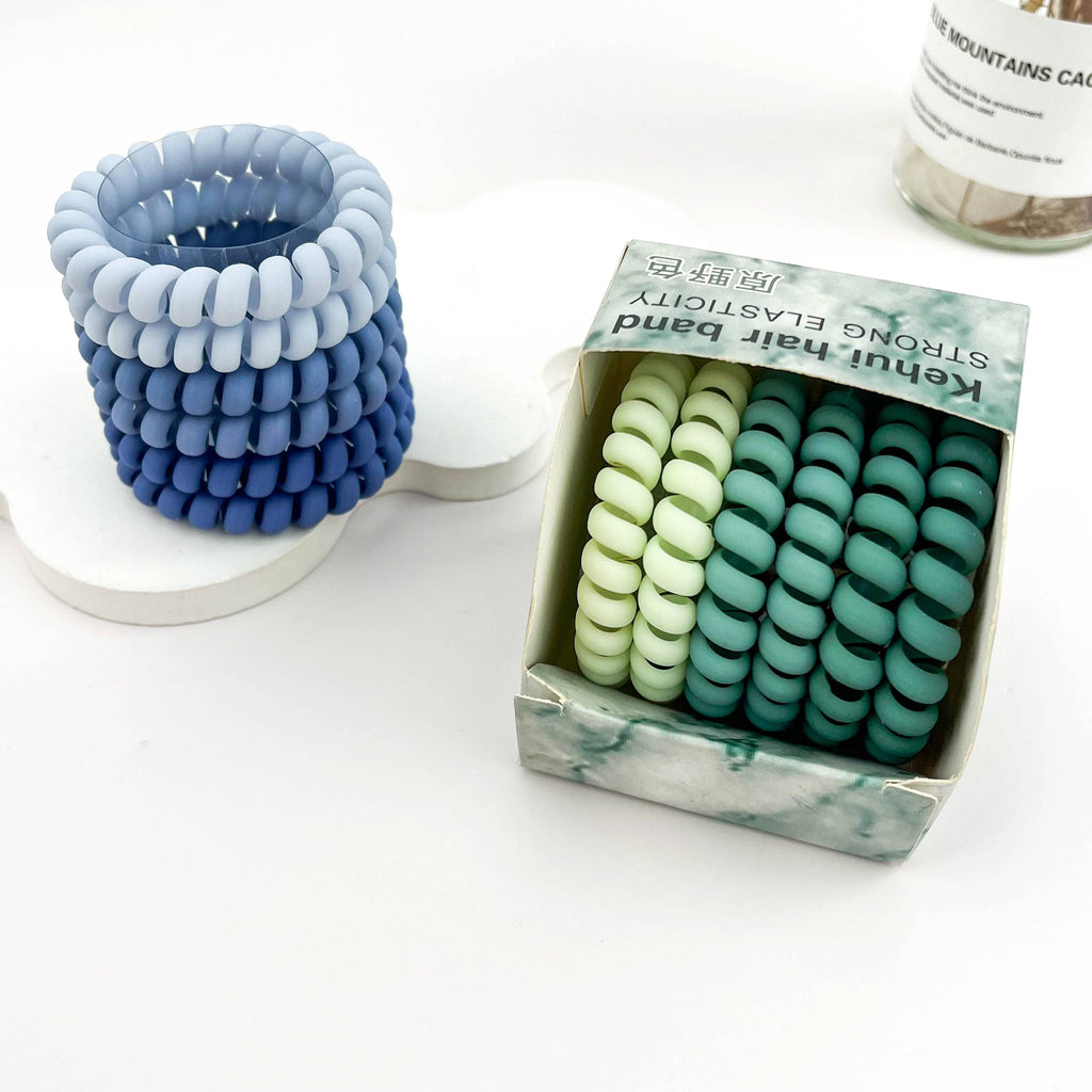 mildstyles - Rainbow Coil Hair Tie Set – Colorful Fashion Elastics