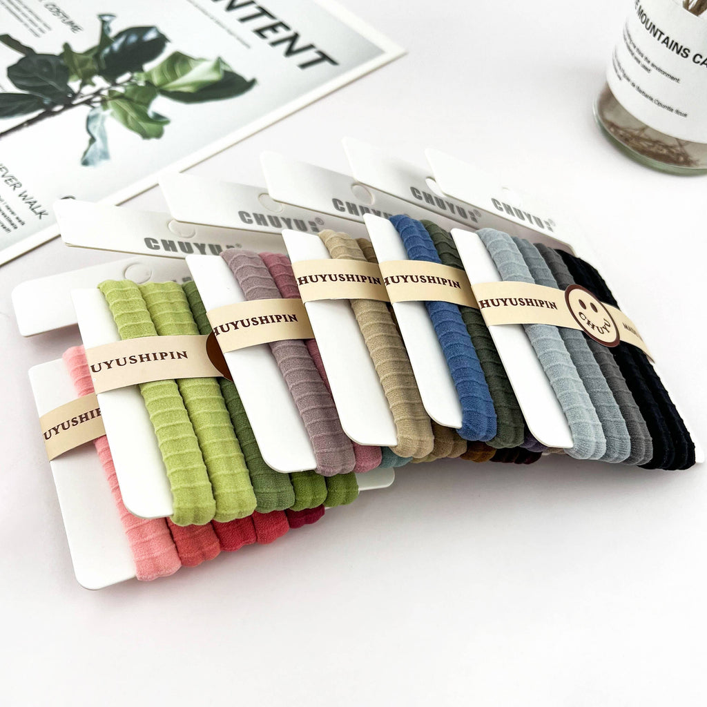 mildstyles - High Elastic No-Damage Multi-Color Hair Ties Set