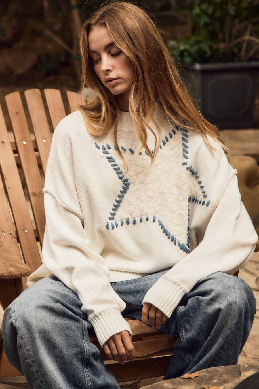 Oddi - Long-sleeve Oversized Sweater
