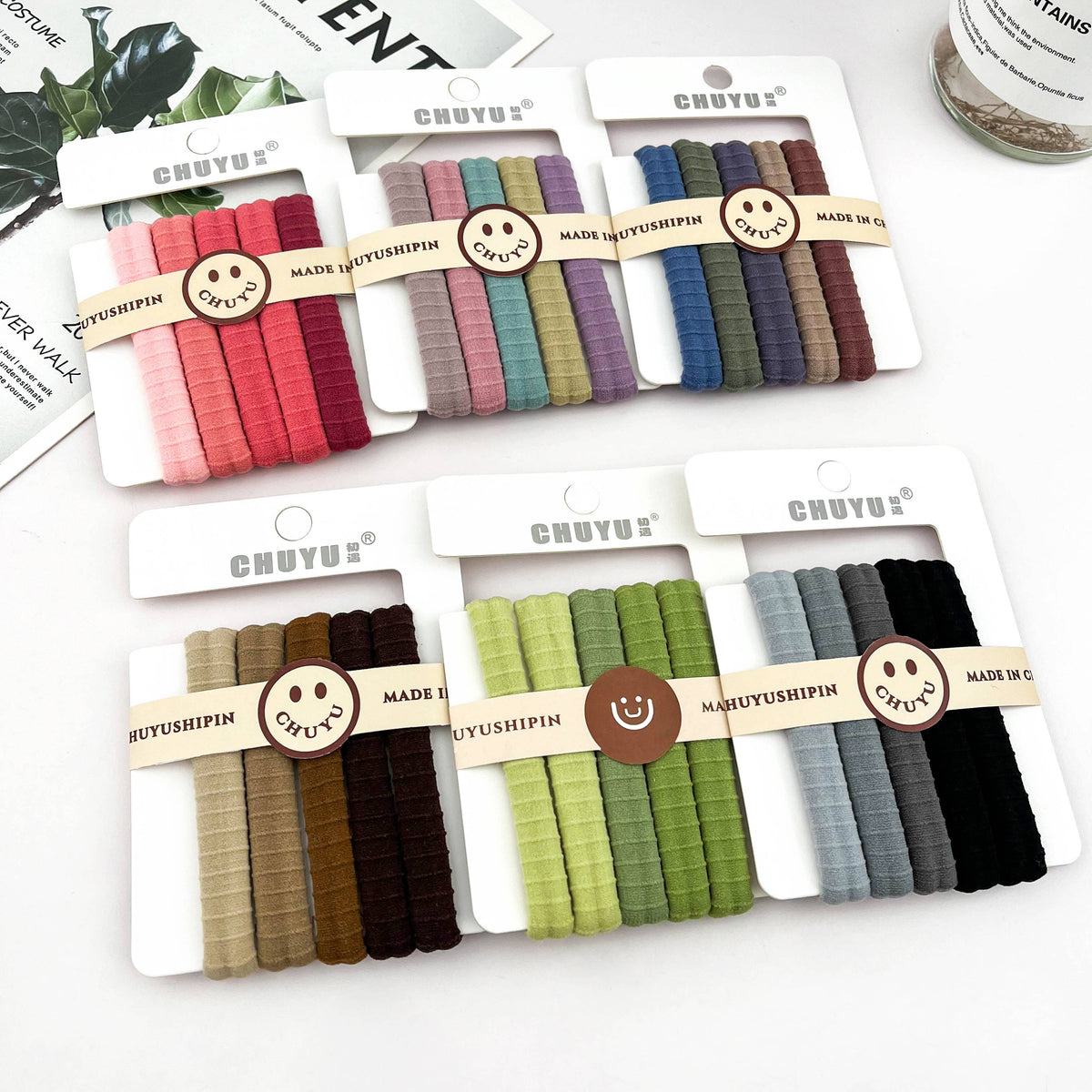 mildstyles - High Elastic No-Damage Multi-Color Hair Ties Set