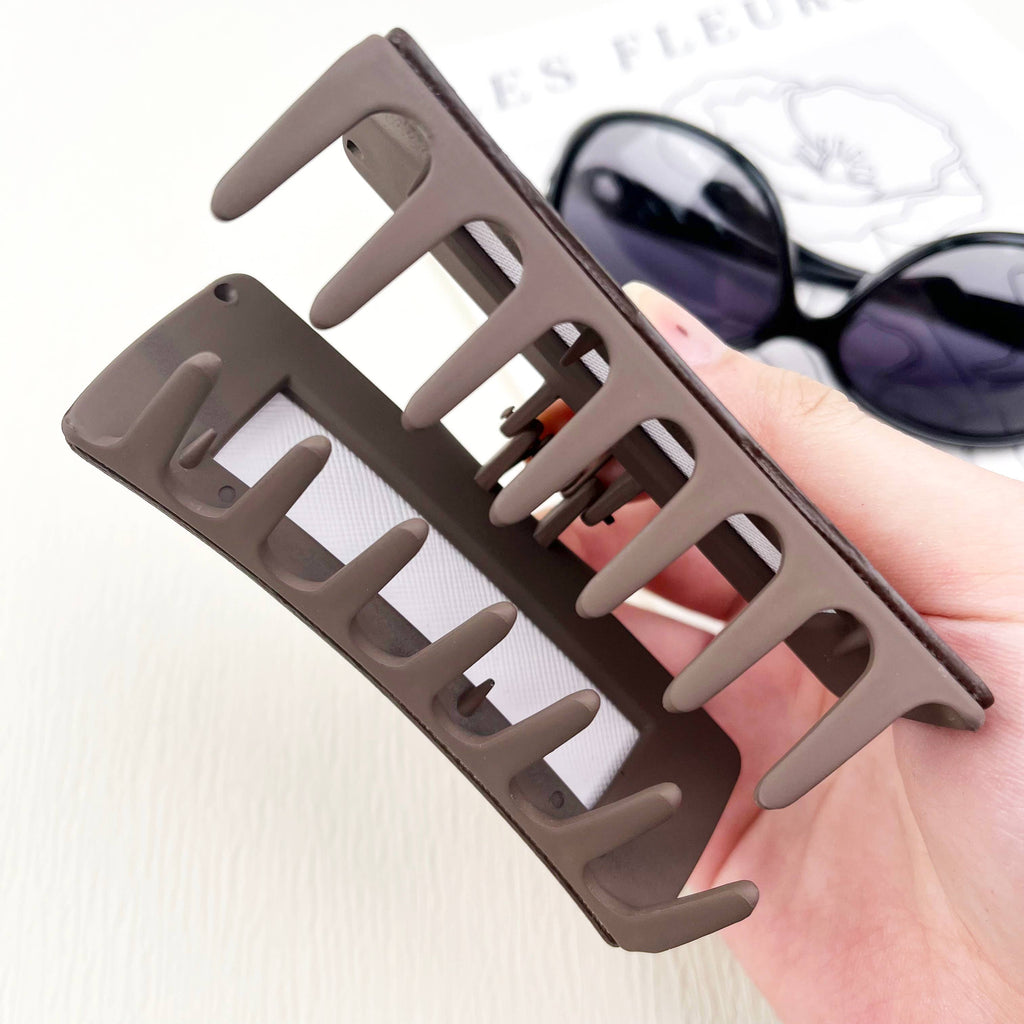 mildstyles - Western cowboy style cow head pattern PU leather Hair clips