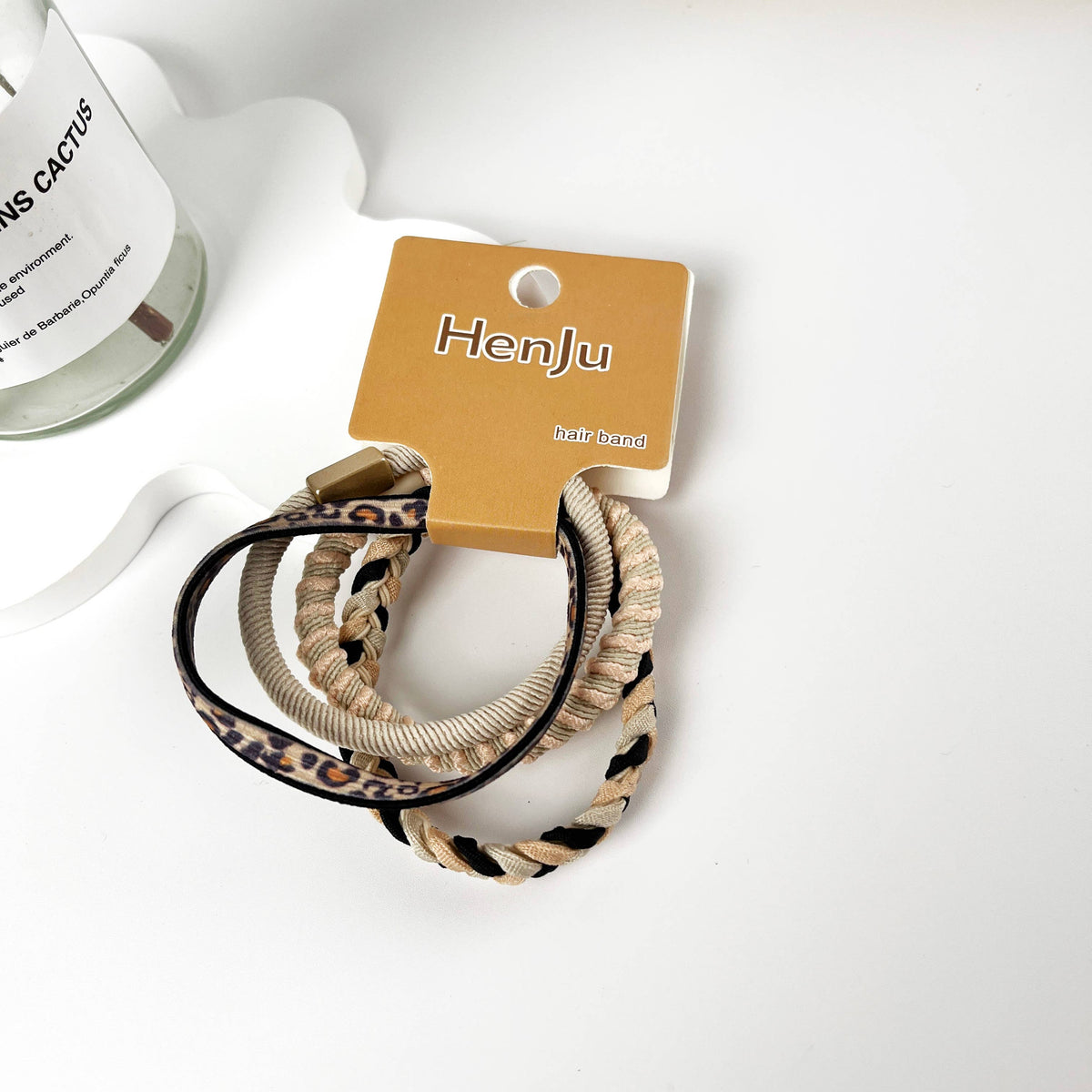 mildstyles - 4pcs of set braided high elastic hair ties