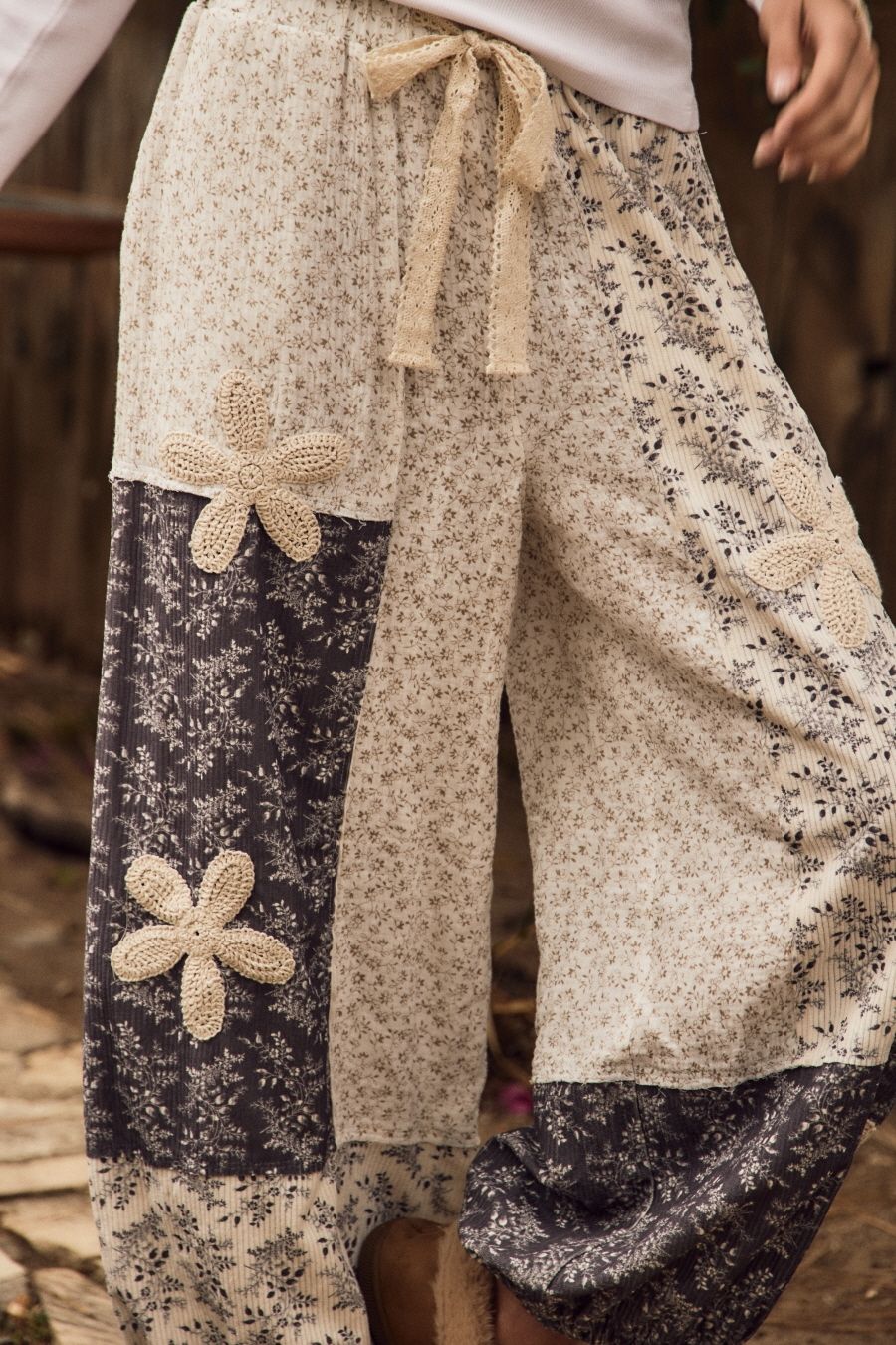 Flower Print Joggers