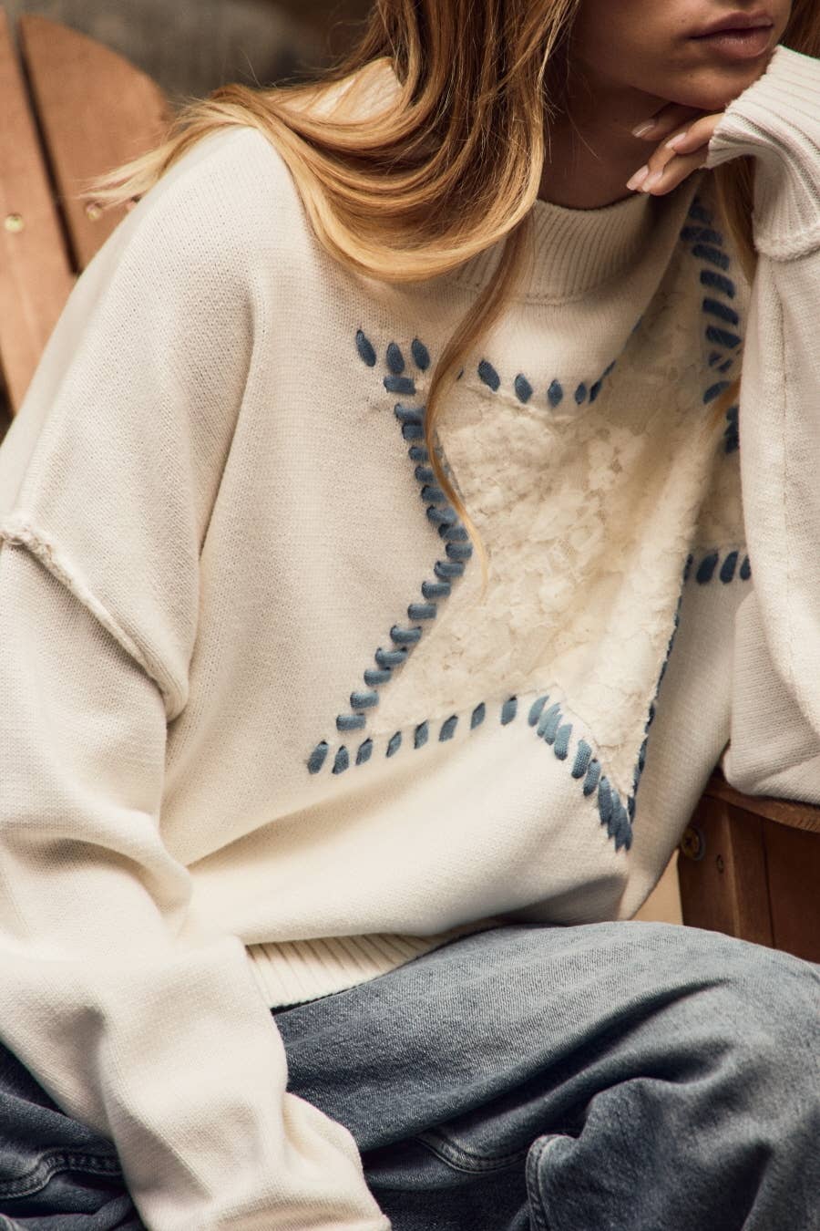 Oddi - Long-sleeve Oversized Sweater