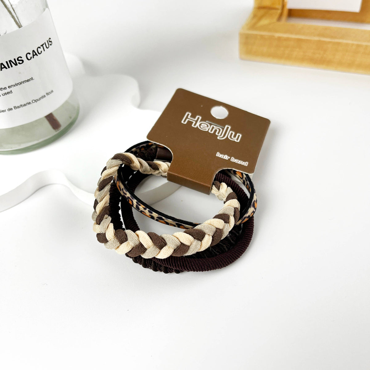 mildstyles - 4pcs of set braided high elastic hair ties
